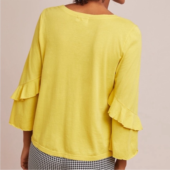 Anthropologie Chelsea Ruffles Tee by t. la - Picture 2 of 8